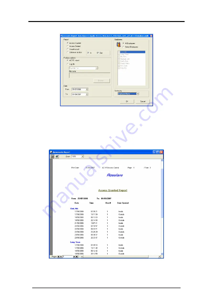 Rosslare AC-115 Software Manual Download Page 71