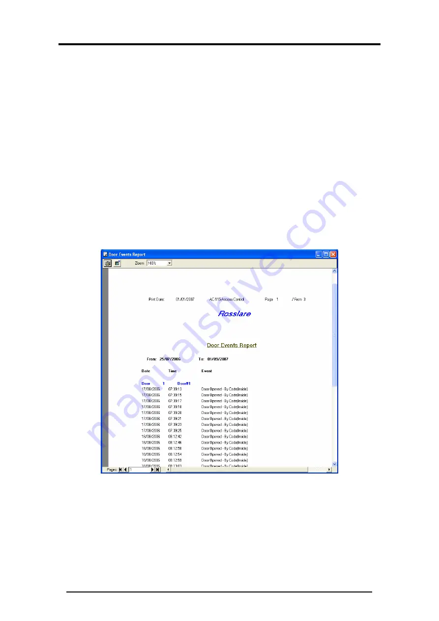 Rosslare AC-115 Software Manual Download Page 77