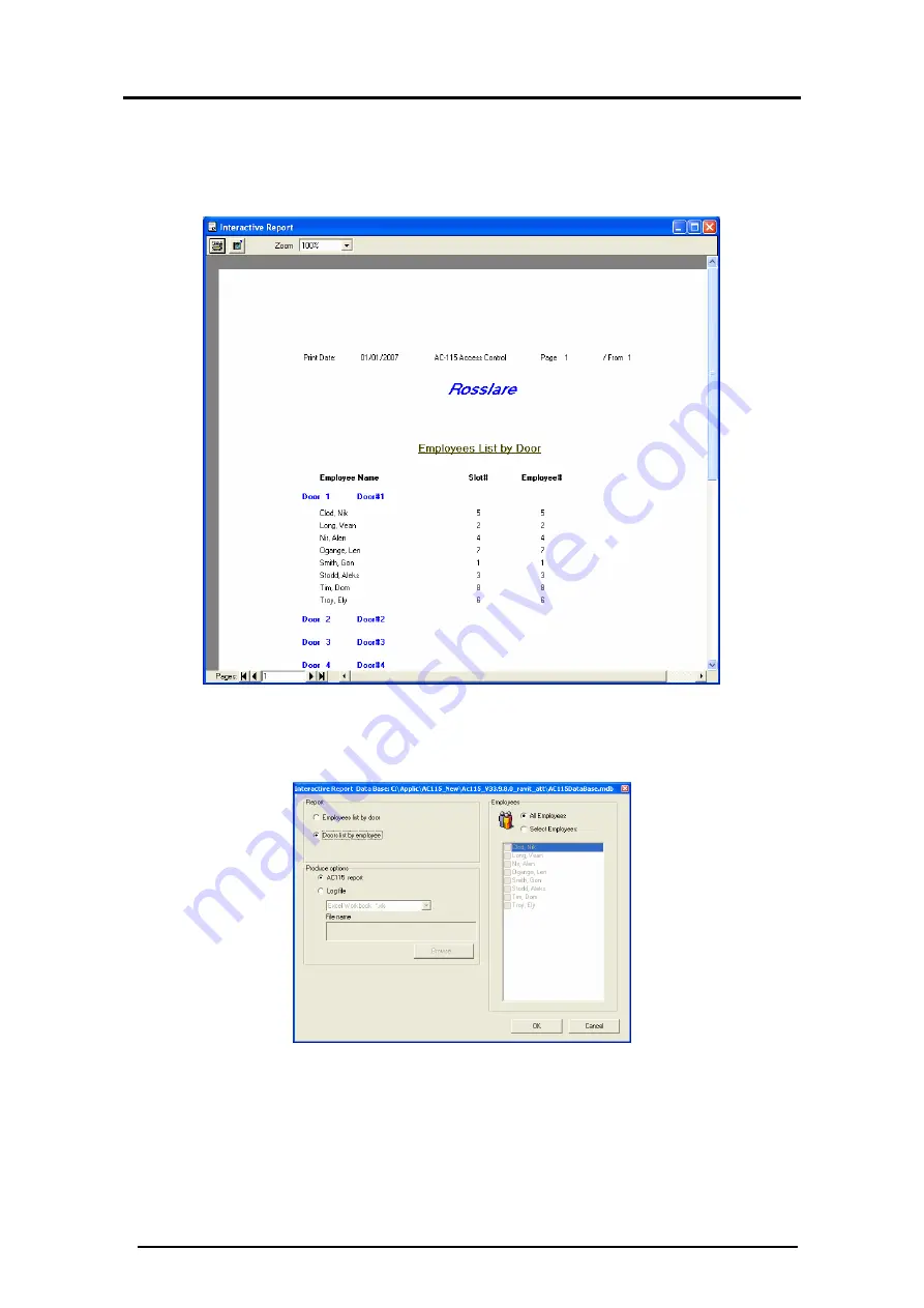 Rosslare AC-115 Software Manual Download Page 82