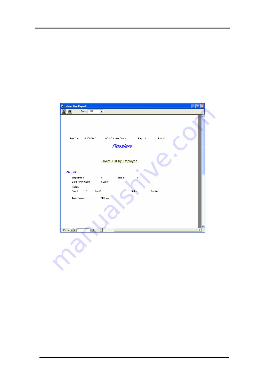 Rosslare AC-115 Software Manual Download Page 84