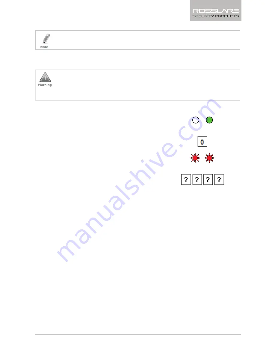 Rosslare AY-Q64 Installation And Programming Manual Download Page 25