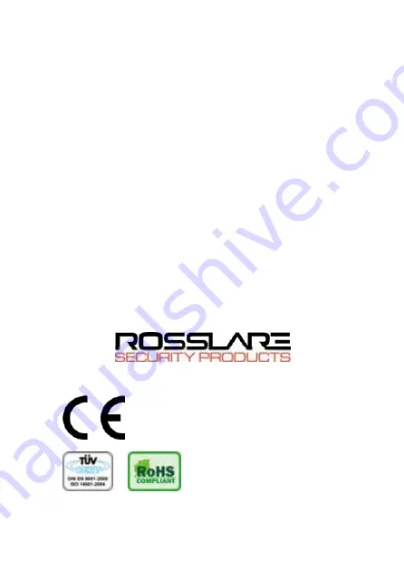 Rosslare AY-Z12 Installation Manual Download Page 16