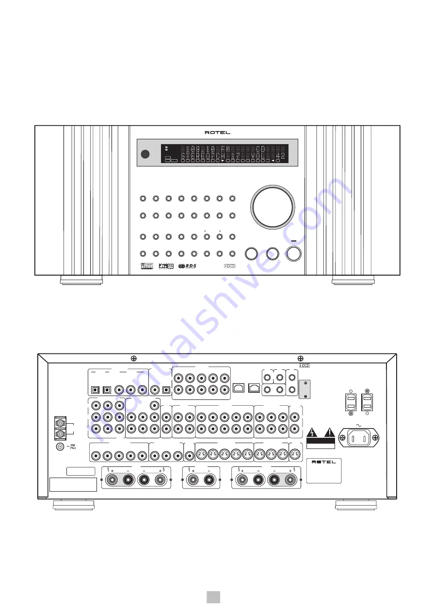 Rotel RSX-1065 V02 Technical Manual Download Page 2