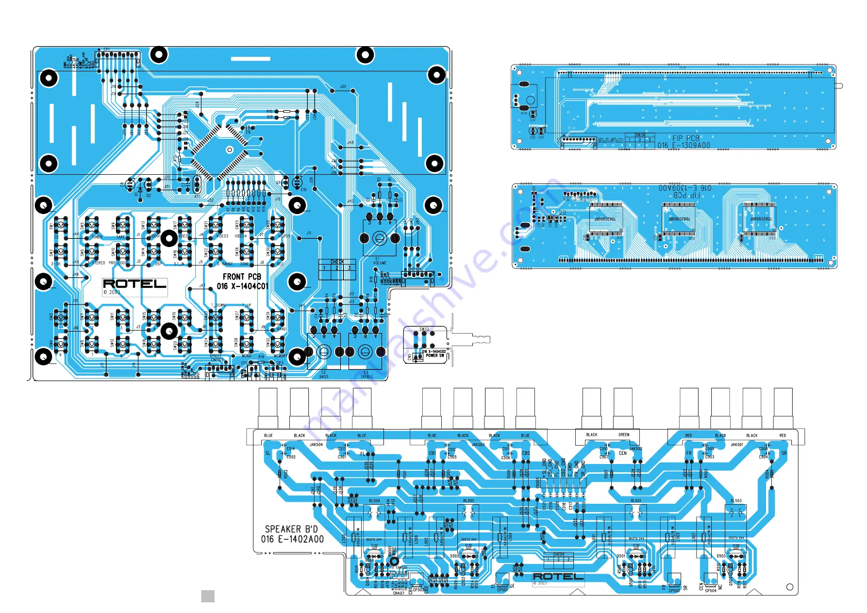 Rotel RSX-1067 V02 Technical Manual Download Page 19