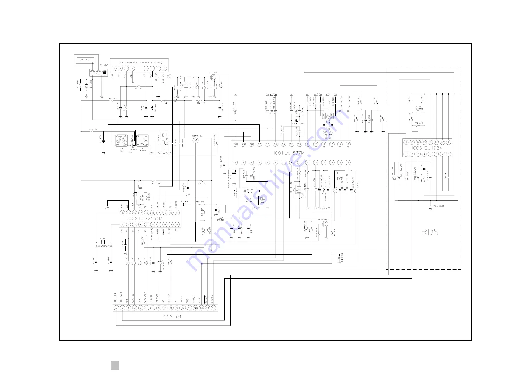 Rotel RSX-1067 V02 Technical Manual Download Page 43