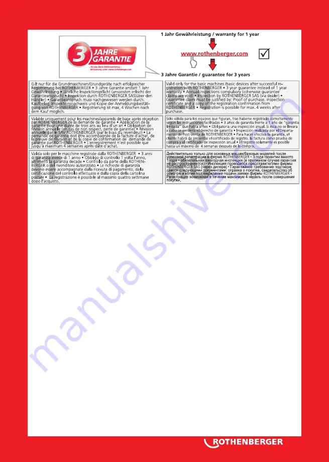 Rothenberger 1000000145 Instructions For Use Manual Download Page 3