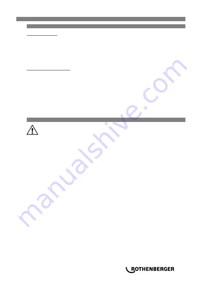 Rothenberger R 600 Instructions For Use Manual Download Page 65