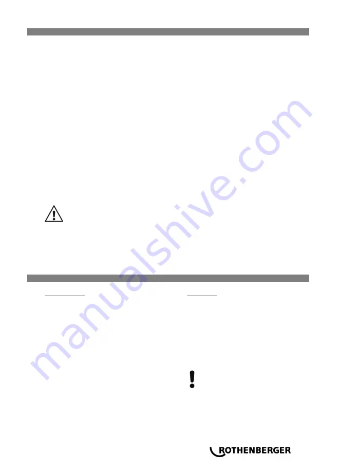 Rothenberger R 600 Instructions For Use Manual Download Page 257