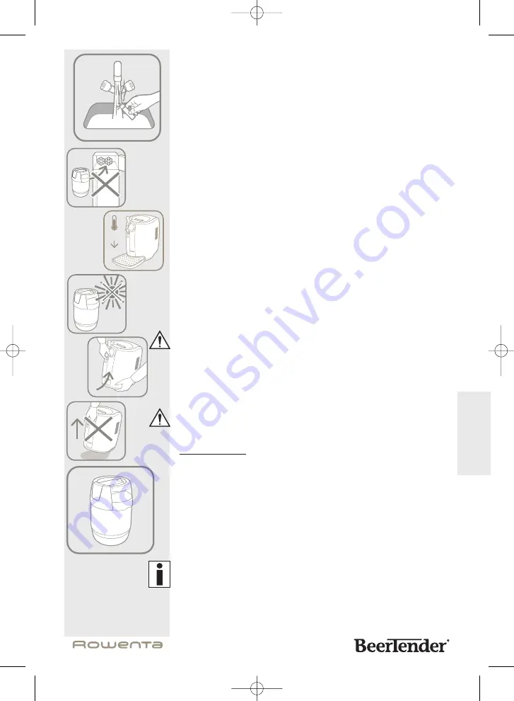 Rowenta BeerTender Manual Download Page 90