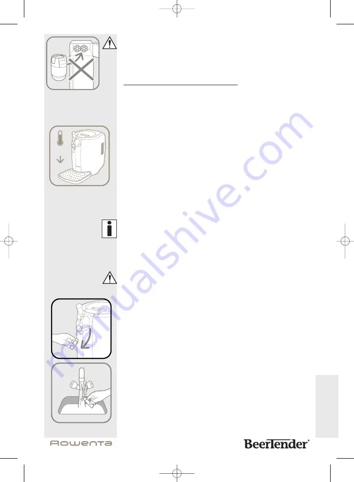 Rowenta BeerTender Manual Download Page 132