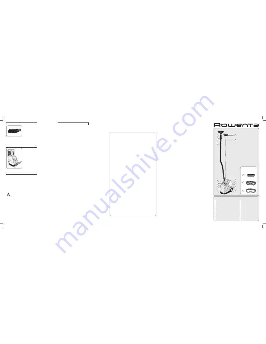 Rowenta IS8100 Instructions For Use Download Page 1