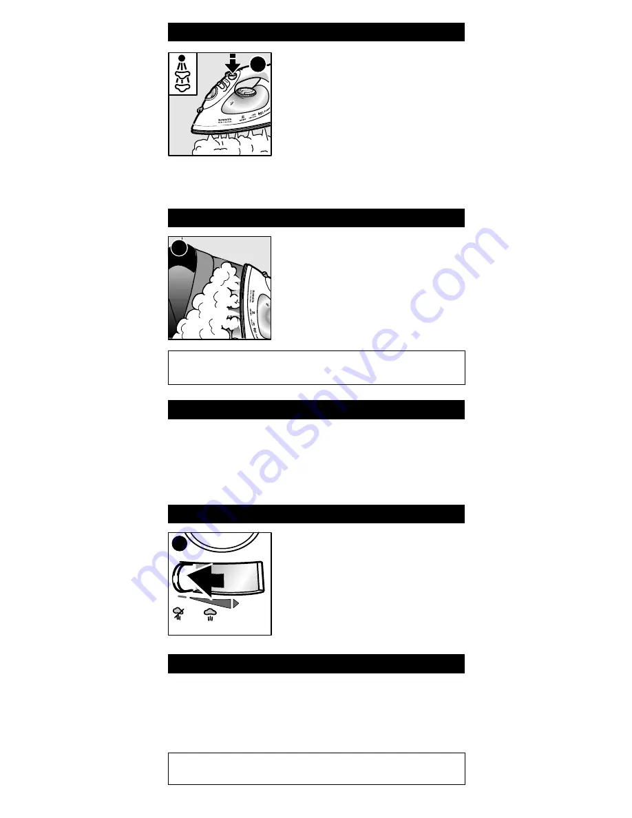 Rowenta Power Press Instructions For Use Manual Download Page 5