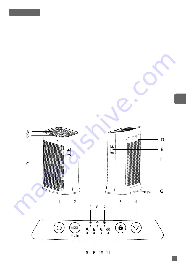 Rowenta PURE AIR GENIUS PU3080 Скачать руководство пользователя страница 57