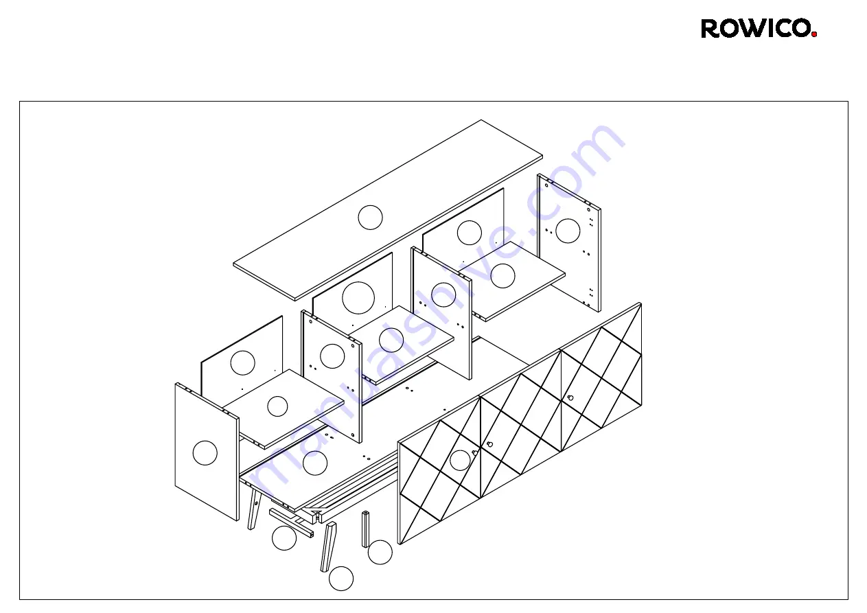 Rowico Monterey 118690 Assembly Instruction Manual Download Page 3