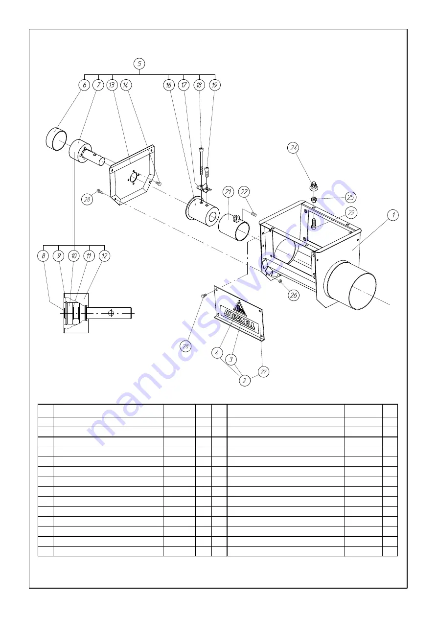 Roxell FLEX-AUGER FA 125 Use And Assembly Manual Download Page 48