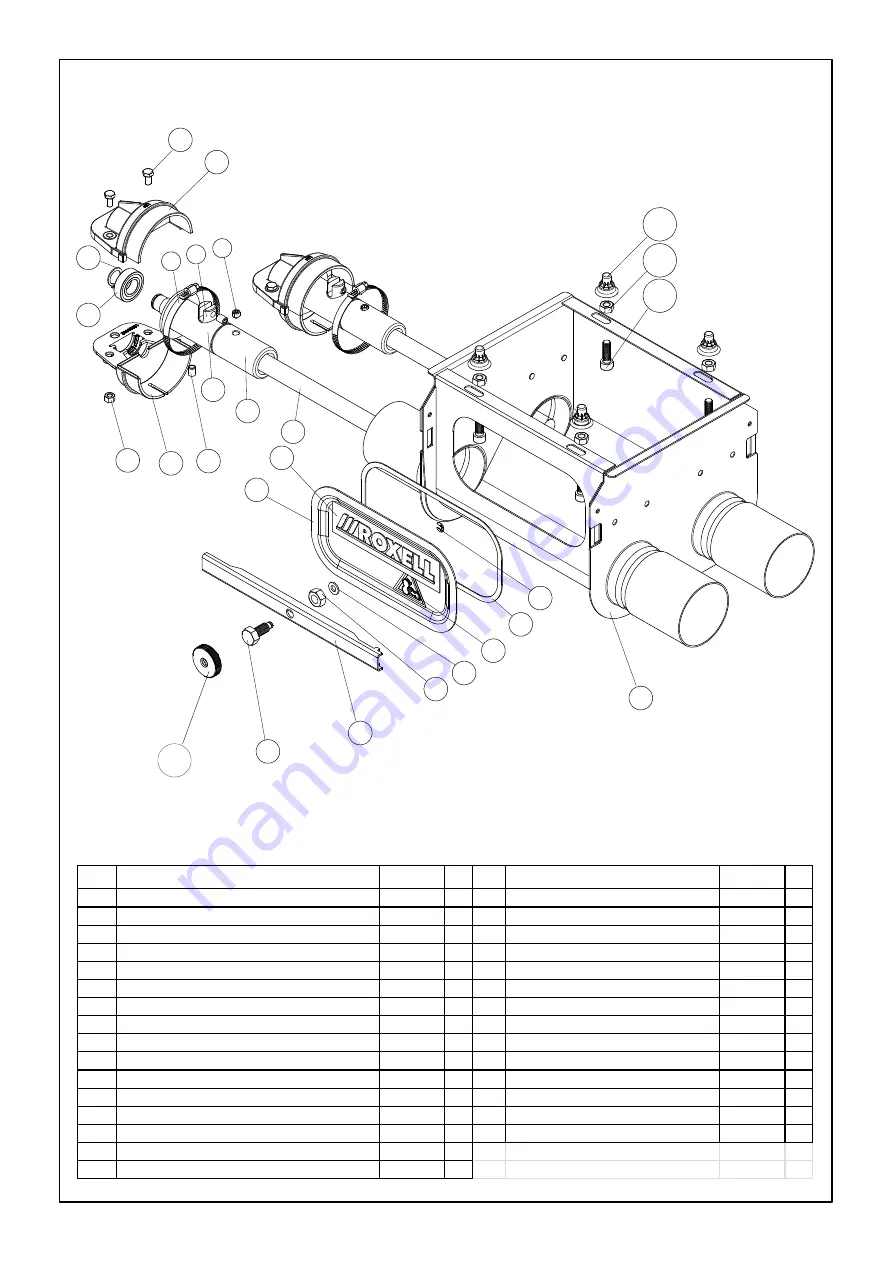 Roxell FLEX-AUGER FA 125 Use And Assembly Manual Download Page 50