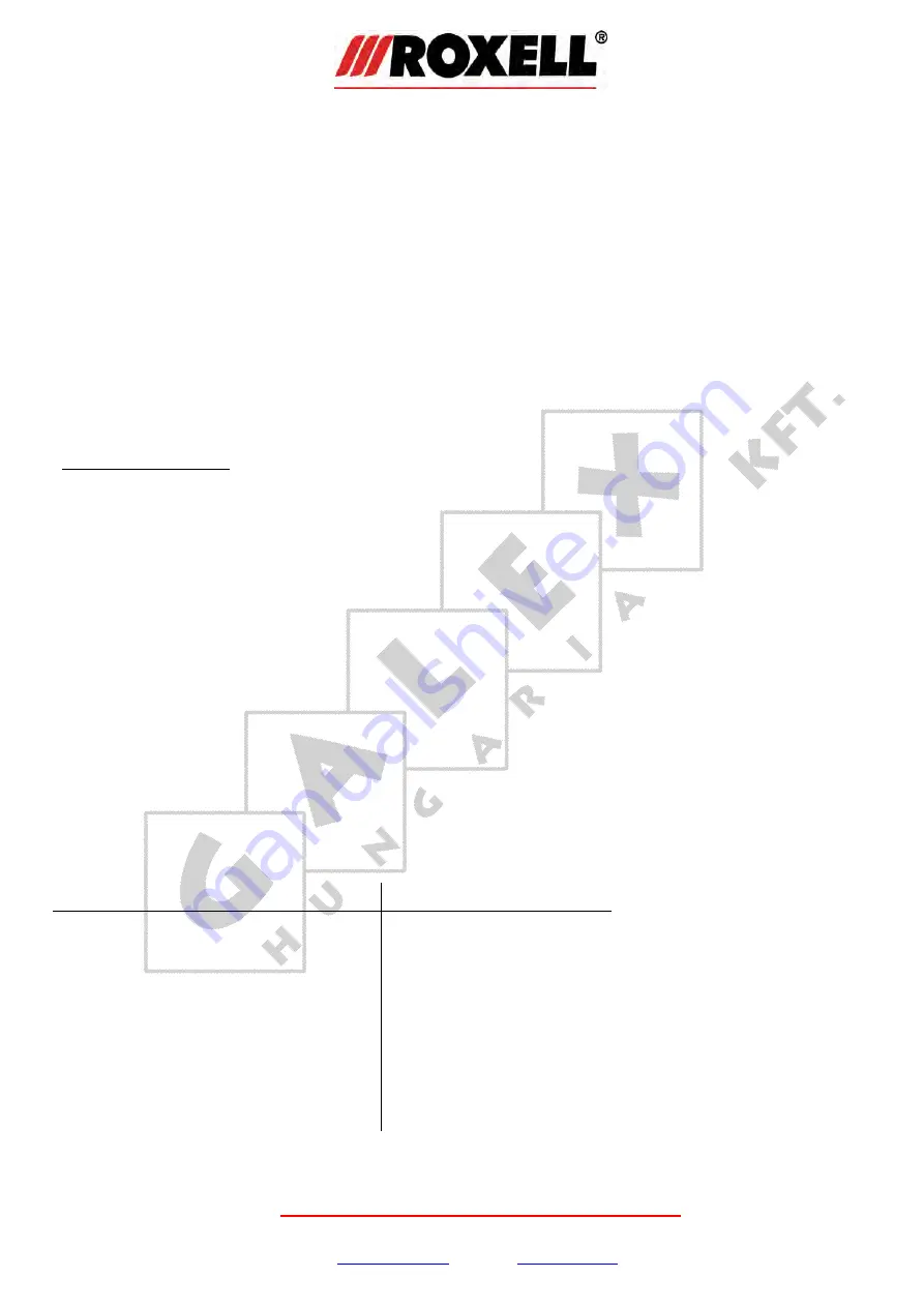 Roxell Vitoo In Line Use And Assembly Manual Download Page 104