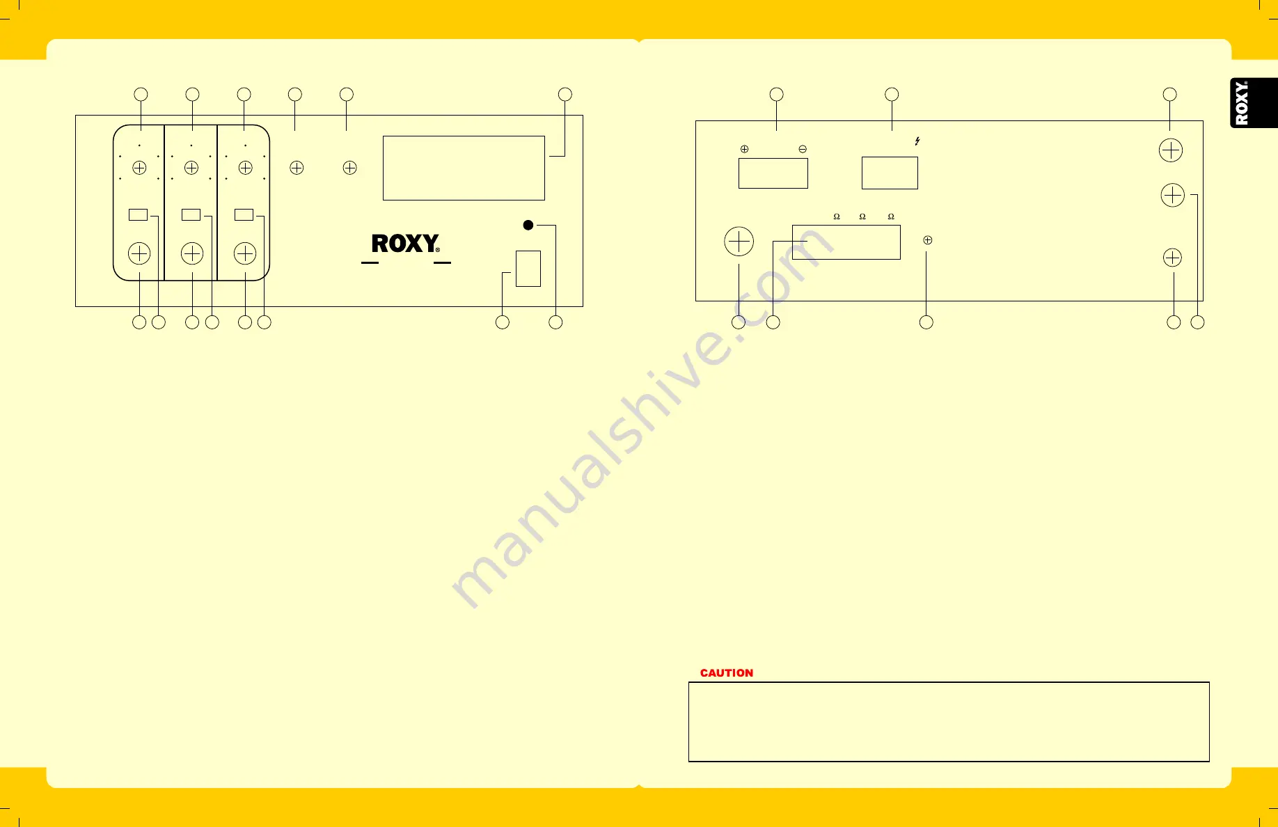 Roxy RSA-45M Operation Manual Download Page 3