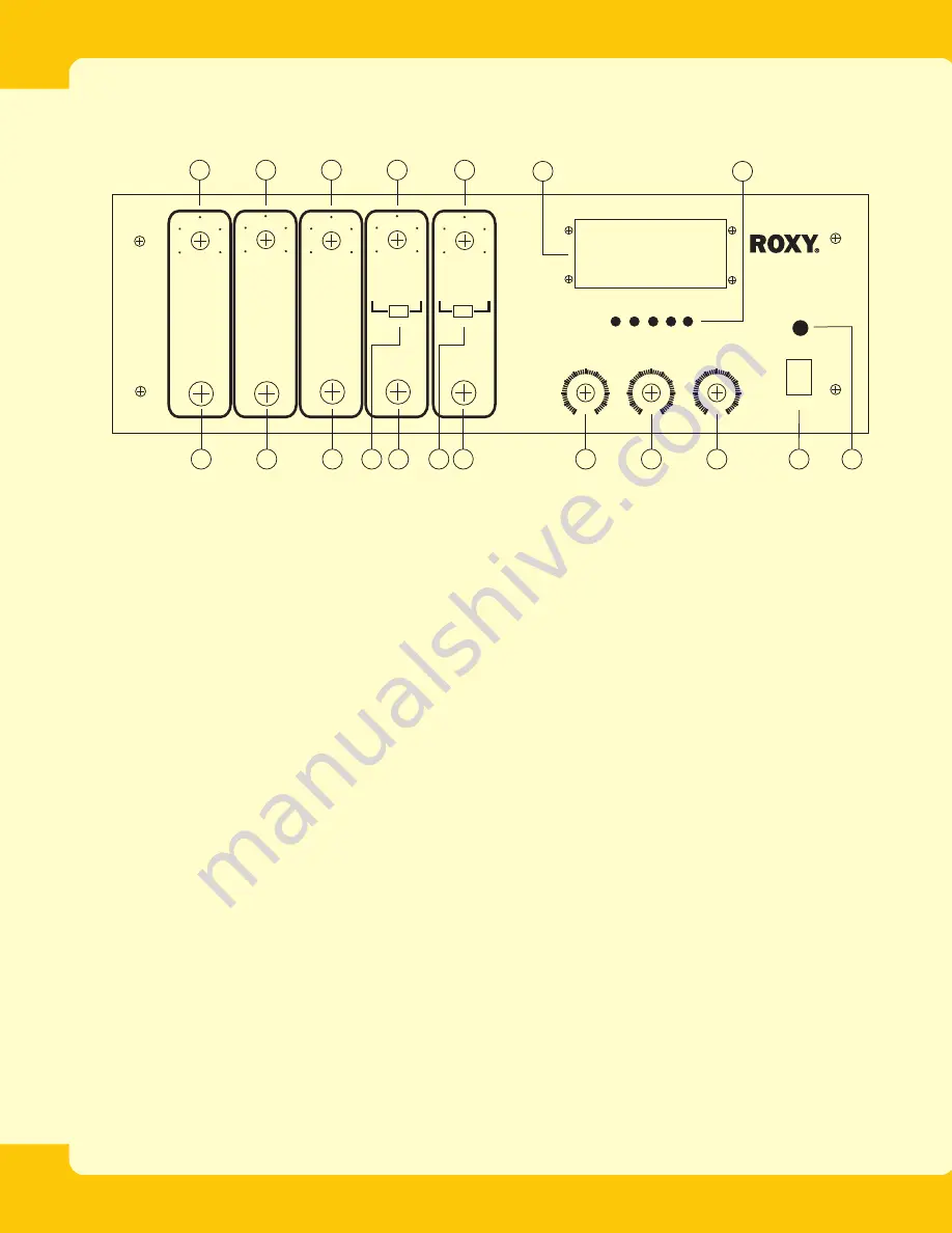 Roxy RSA-80DP Operation Manual Download Page 4