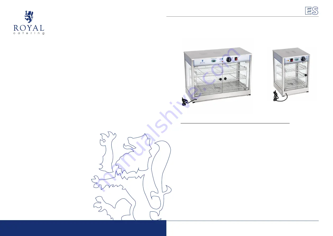 Royal Catering RCHT-1200 User Manual Download Page 16