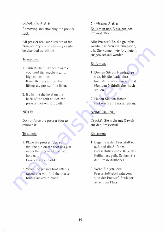 Royal Consul Europe EVA 2718 Instruction Manual Download Page 13