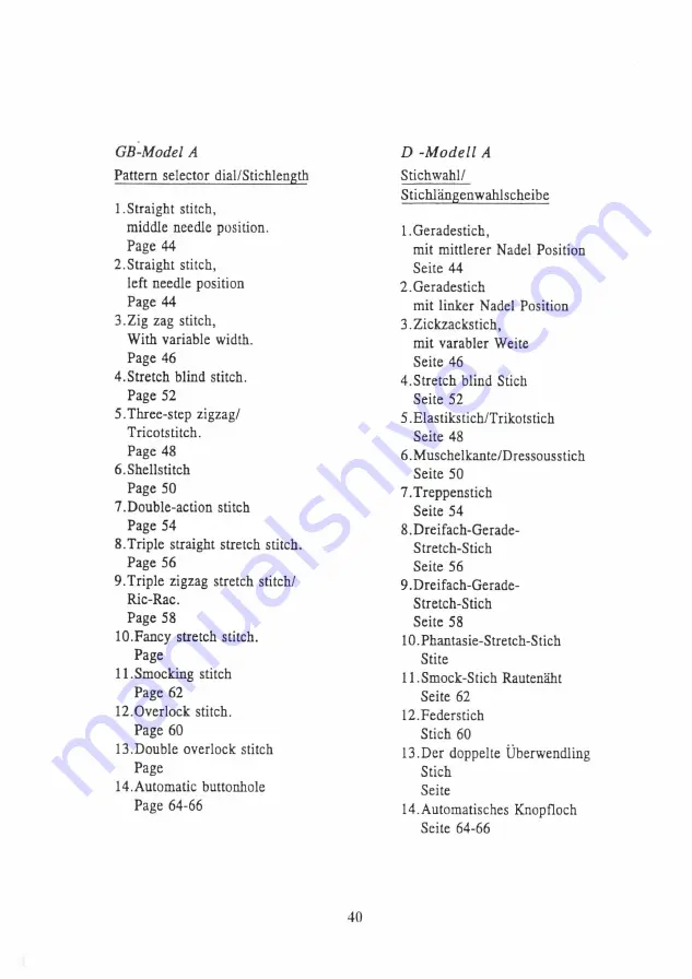 Royal Consul Europe EVA 2718 Instruction Manual Download Page 43