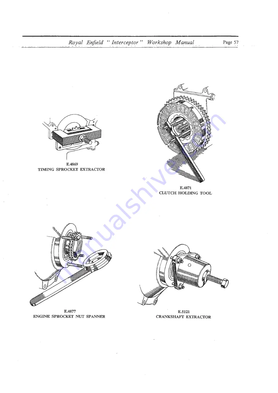 Royal Enfield INTERCEPTOR 1965 Workshop Maintenance Manual Download Page 57