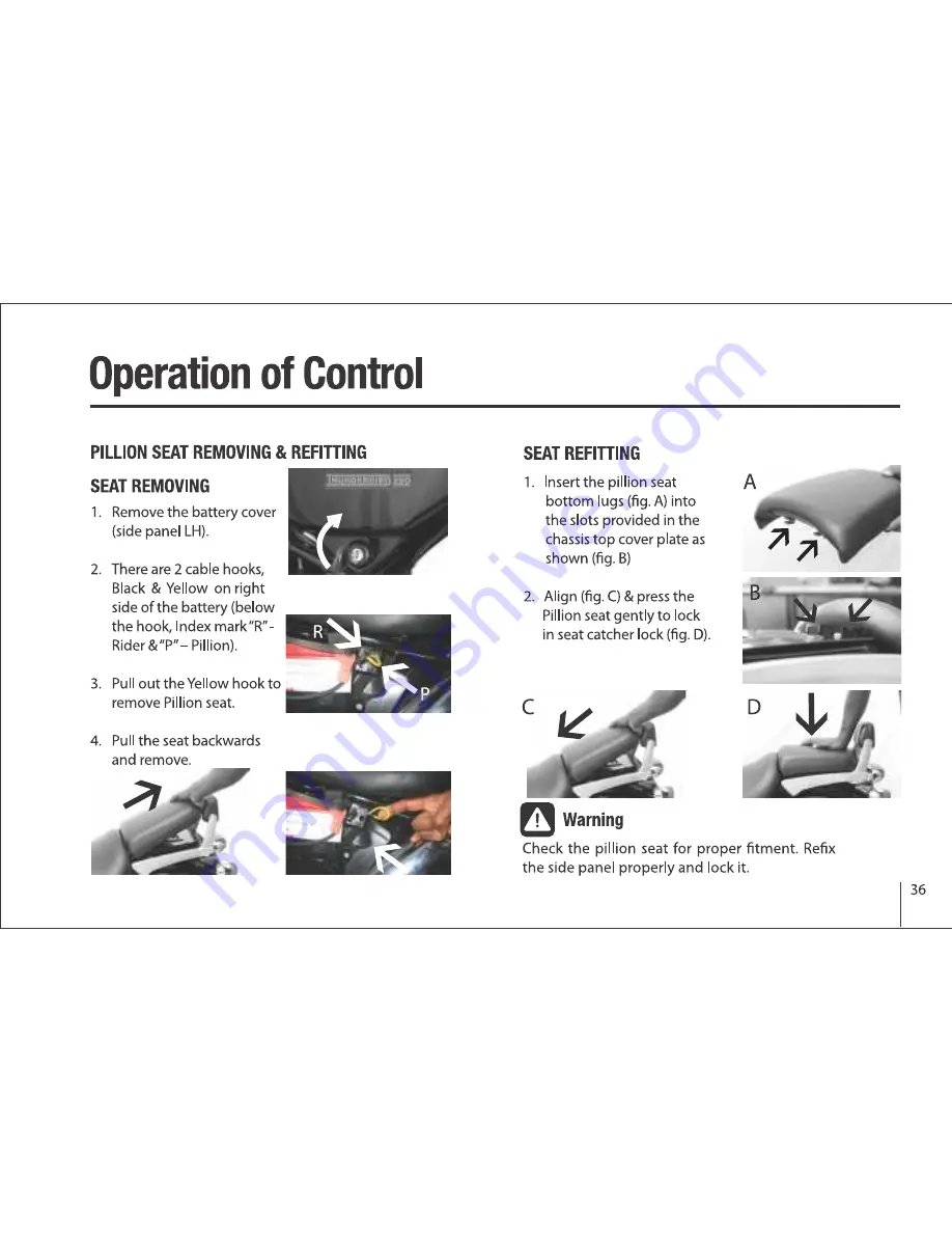 Royal Enfield Thunderbird 350 Owner'S Manual Download Page 36