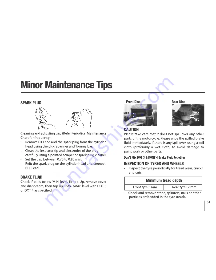 Royal Enfield Thunderbird 350 Owner'S Manual Download Page 54