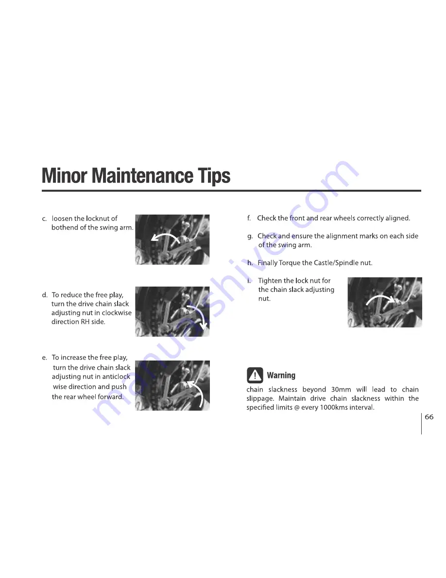 Royal Enfield Thunderbird 350 Owner'S Manual Download Page 66