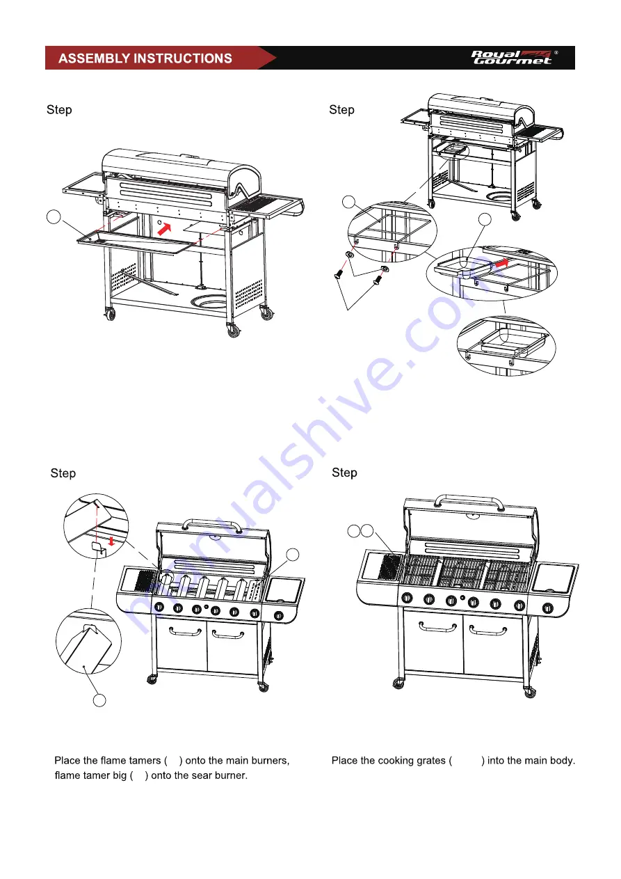 ROYAL GOURMET SG6002 Owner'S Manual Download Page 13