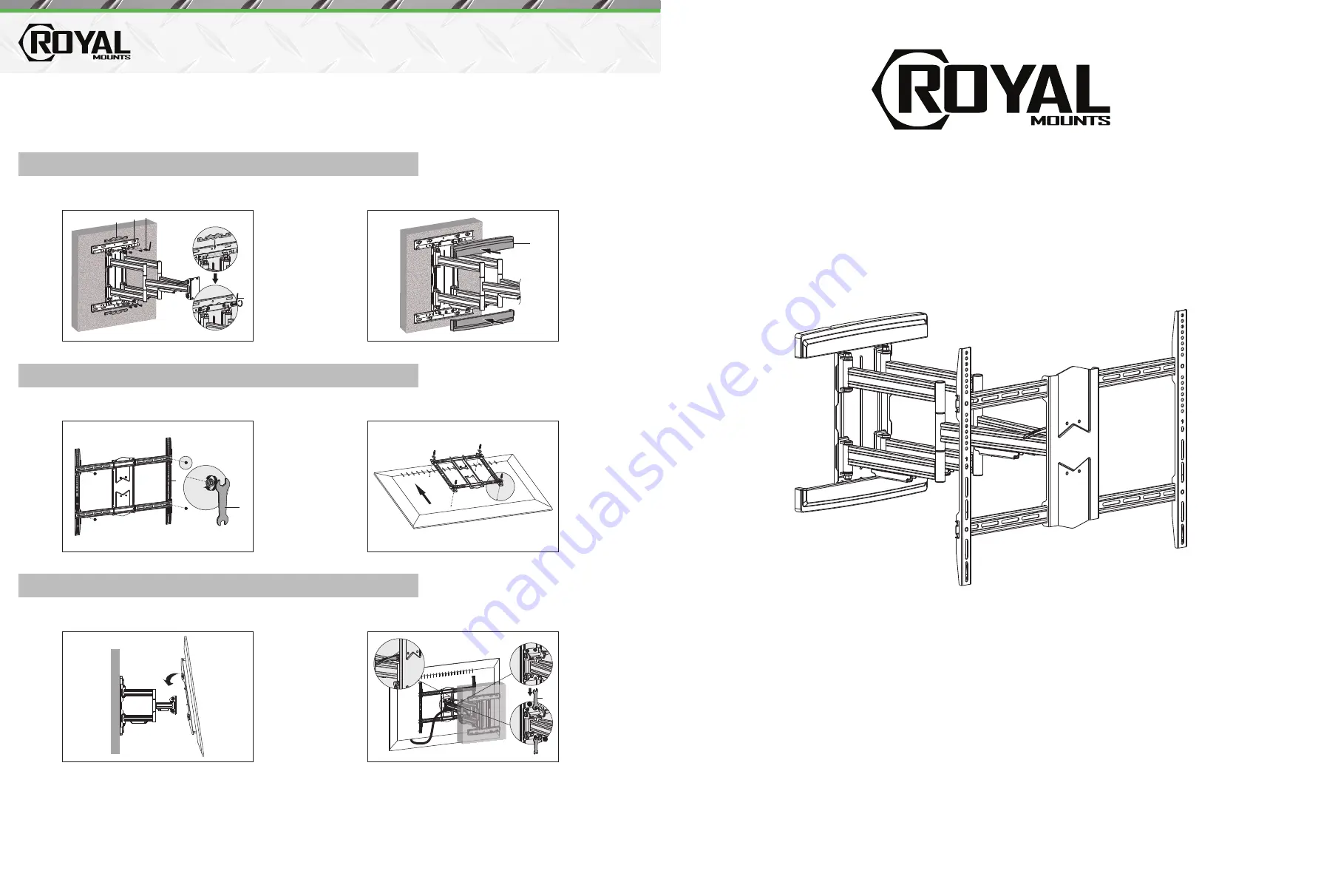 Royal Mounts ROY7707B Скачать руководство пользователя страница 1