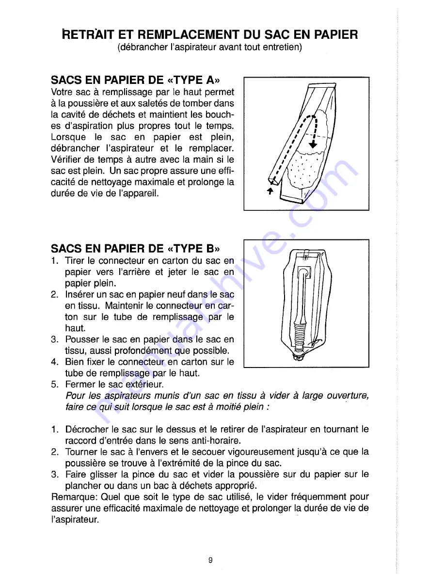 Royal metal upright Owner'S Manual Download Page 23