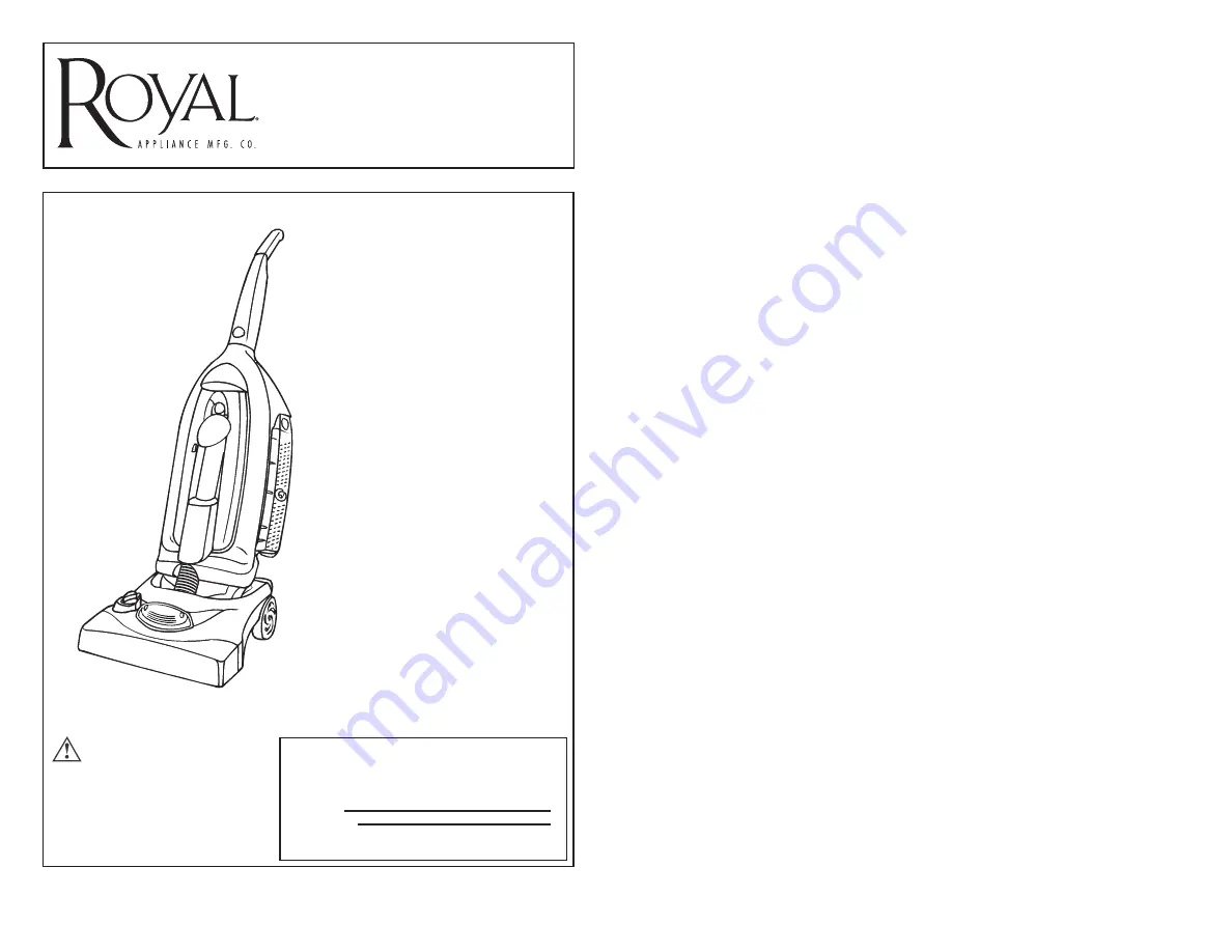 Royal Vibe M091020V Owner'S Manual Download Page 1