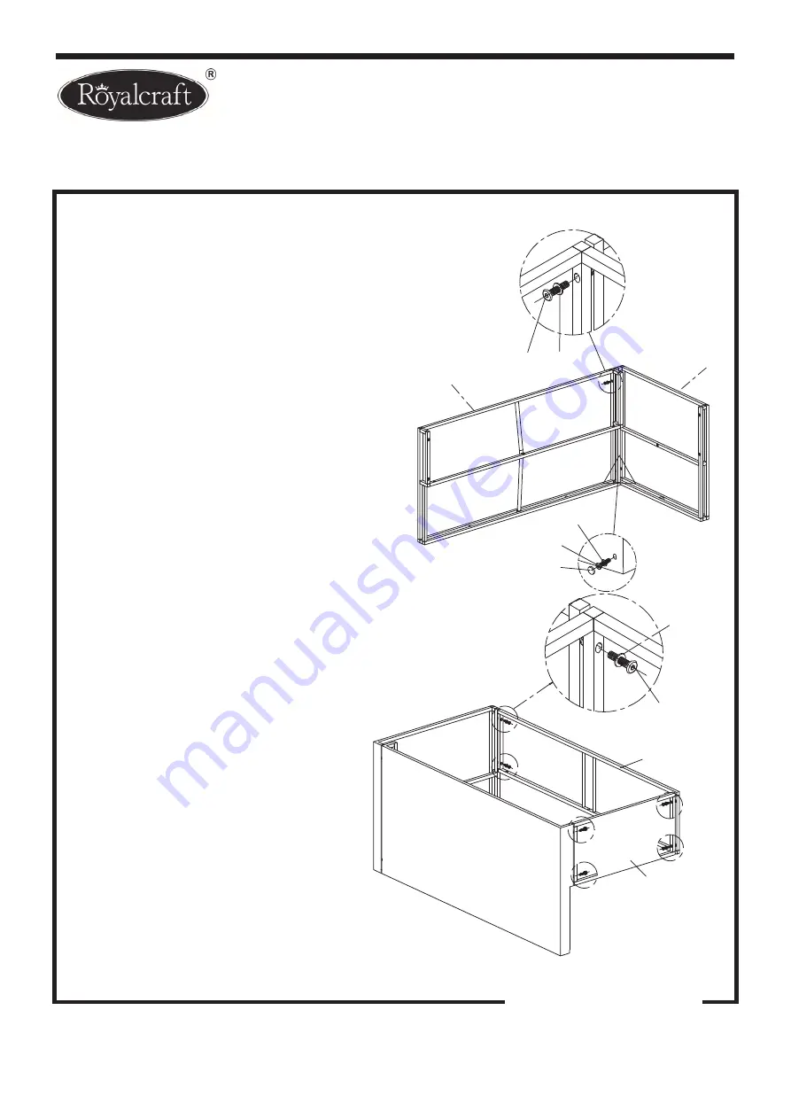 Royalcraft Berlin Assembly Instructions Manual Download Page 8