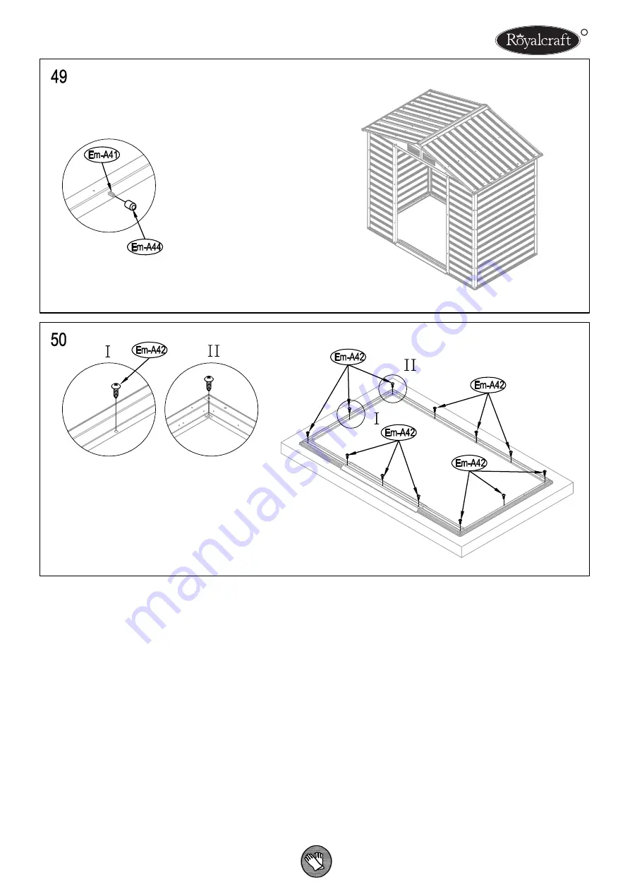 Royalcraft CAMBRIDGE 1 Assembly Instructions Manual Download Page 23