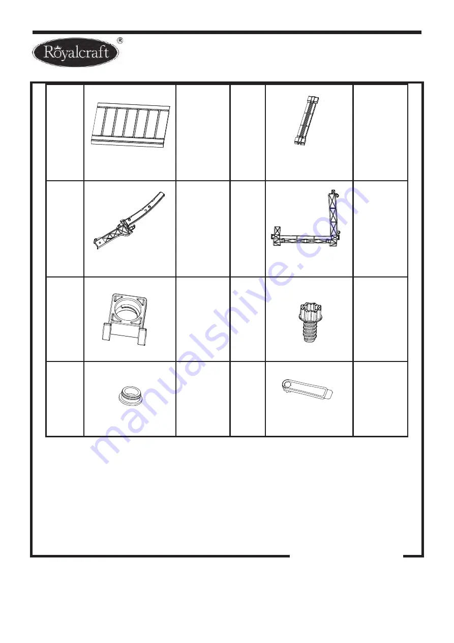 Royalcraft Faro Black Assembly Instructions Manual Download Page 4