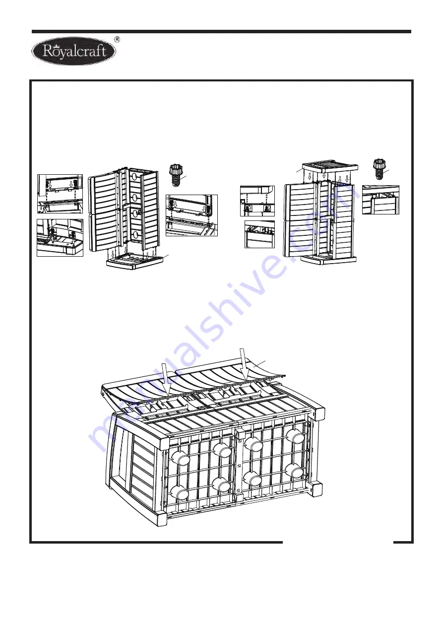 Royalcraft Faro Black Assembly Instructions Manual Download Page 9