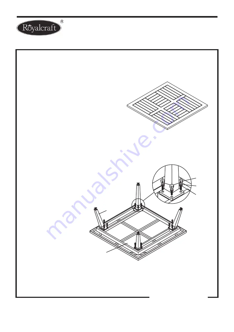 Royalcraft Milan Assembly Instructions Download Page 4