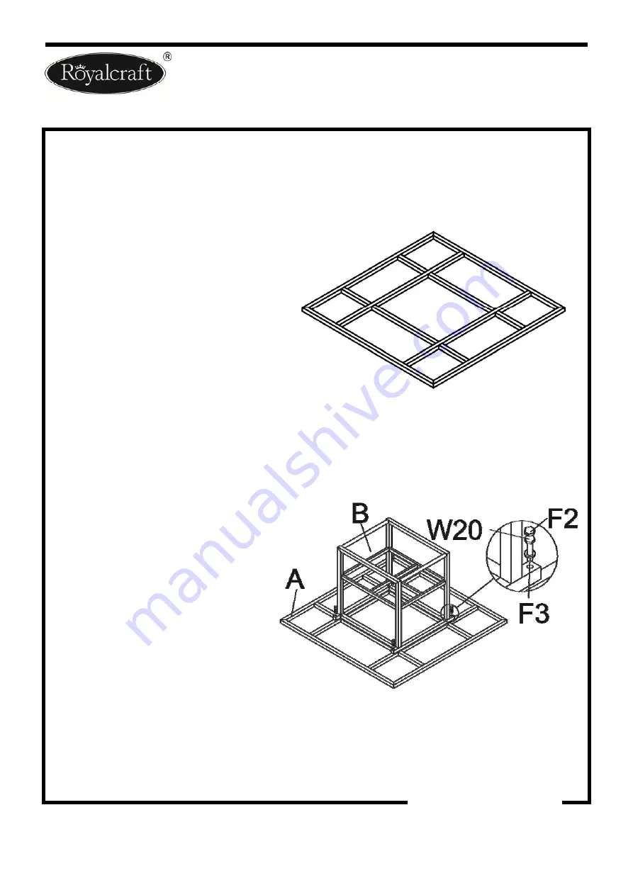 Royalcraft Modena Wentworth Seychelles Assembly Instructions Manual Download Page 4