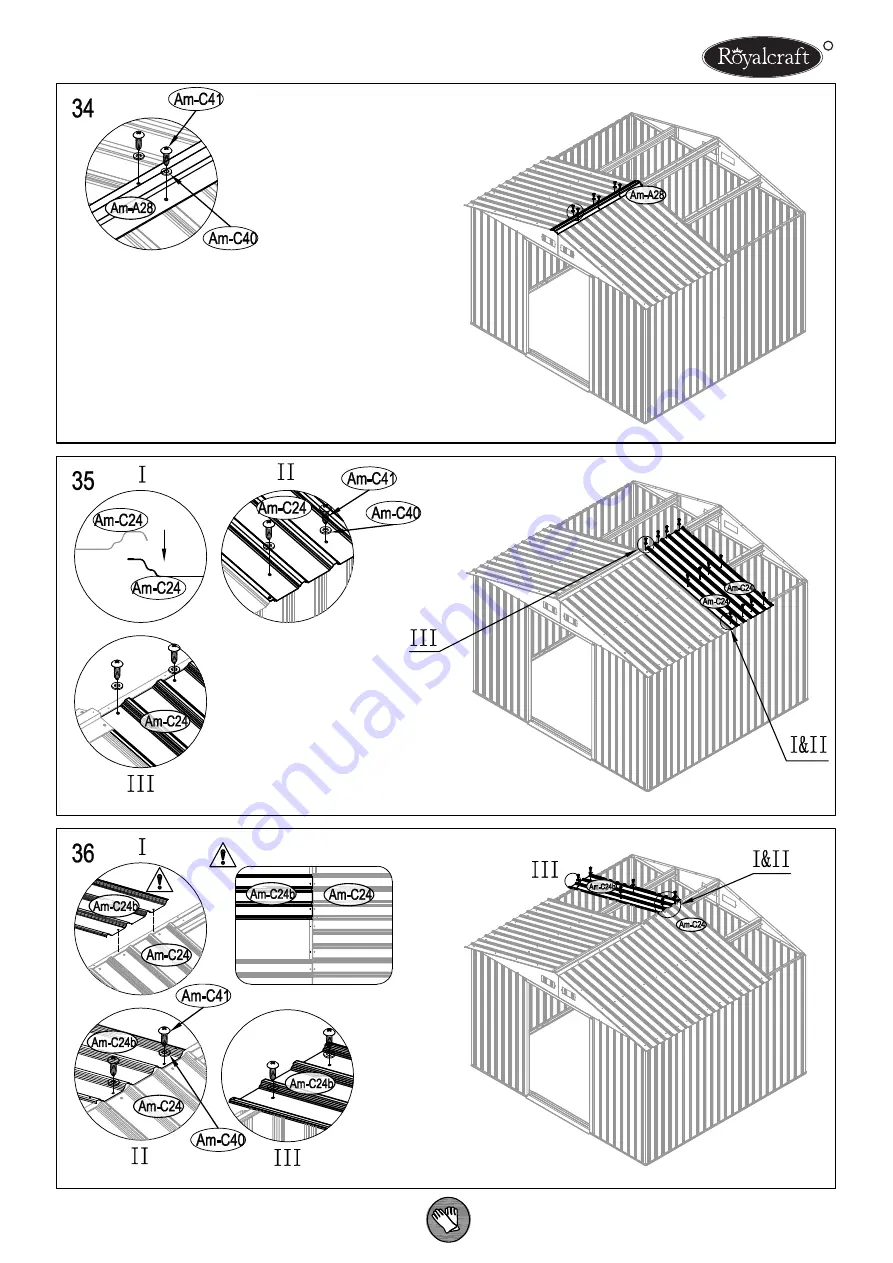 Royalcraft OXFORD 4 Assembly Instructions Manual Download Page 18