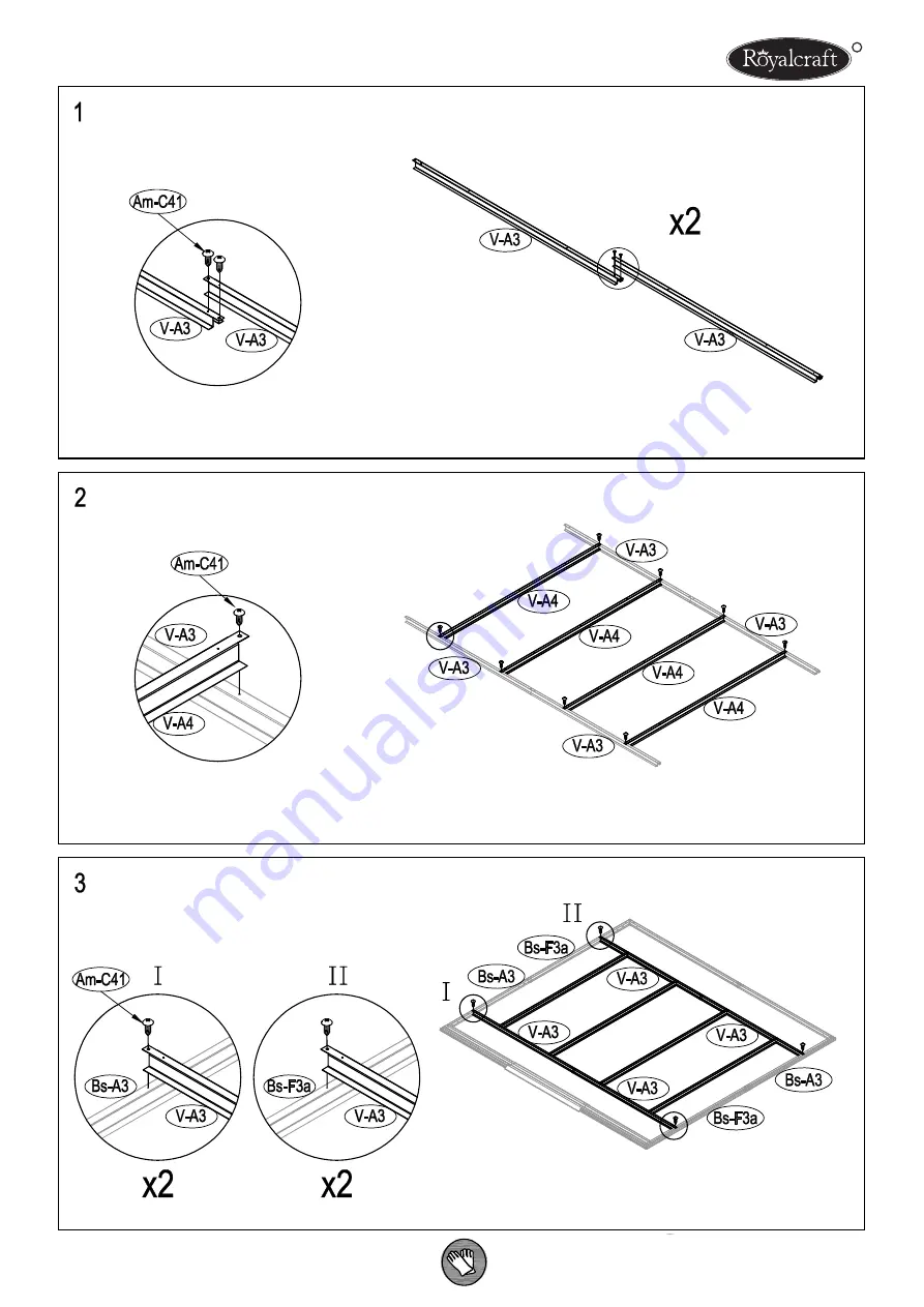 Royalcraft OXFORD 4 Assembly Instructions Manual Download Page 29