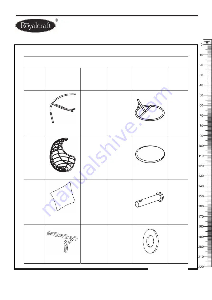 Royalcraft Pod Chair Скачать руководство пользователя страница 3
