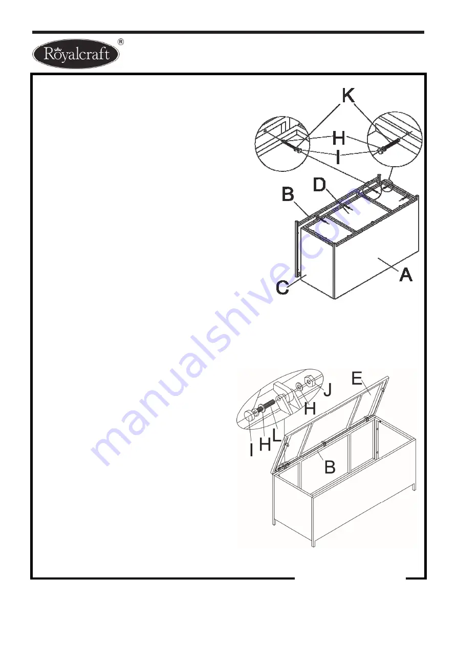 Royalcraft W155-D92 Series Assembly Instructions Manual Download Page 5