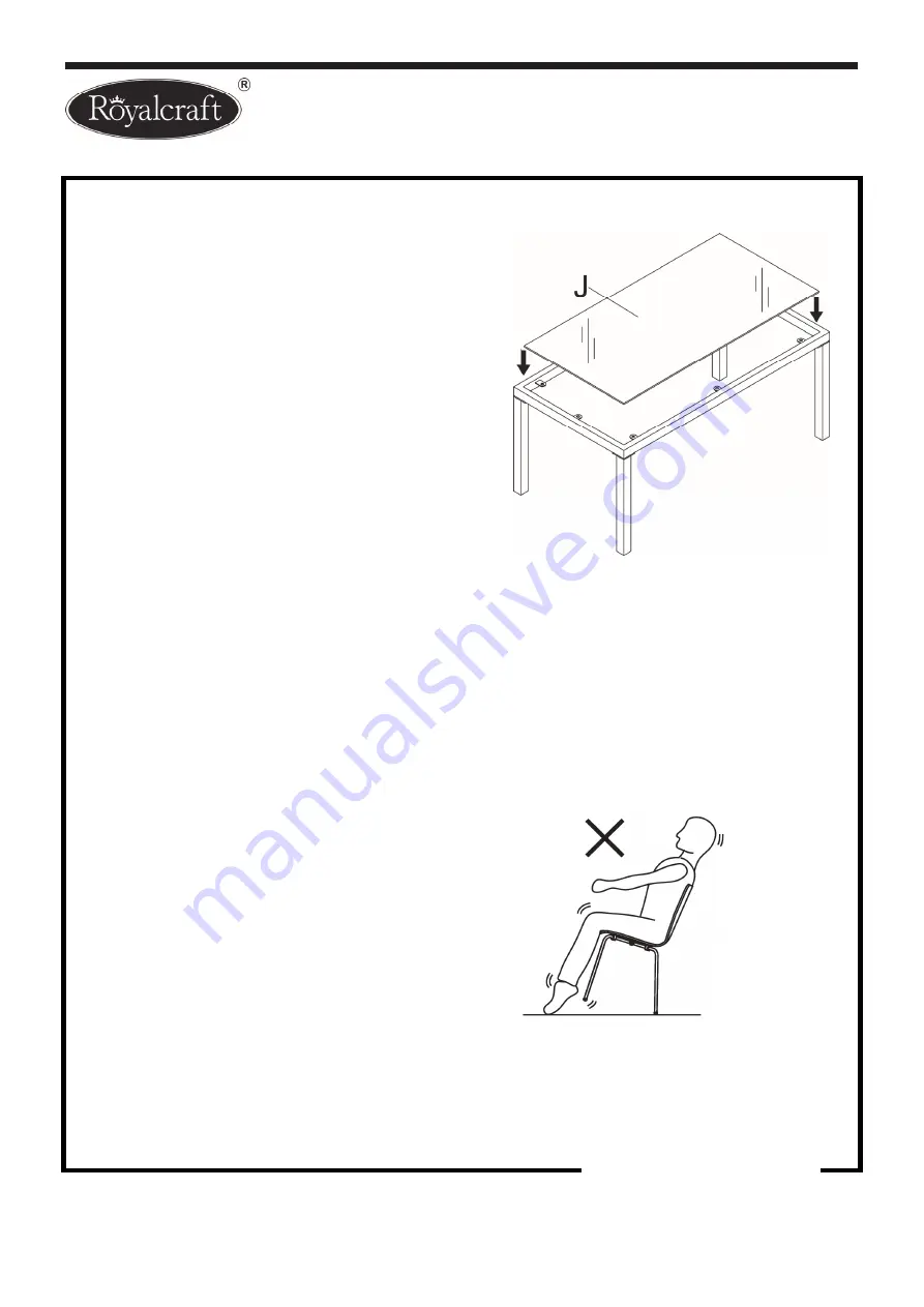 Royalcraft Walton Assembly Instructions Manual Download Page 9