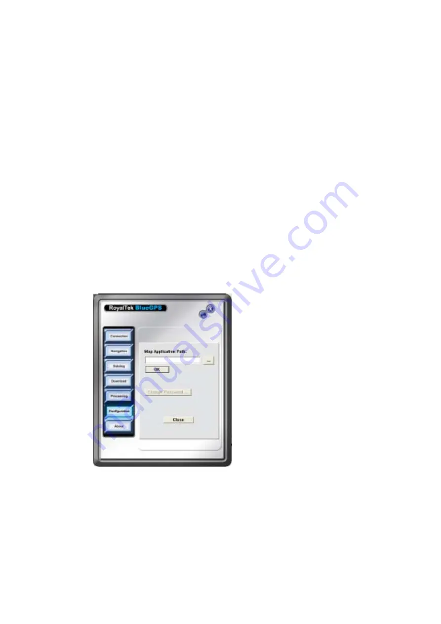 RoyalTek BlueGPS Software User Manual Download Page 46