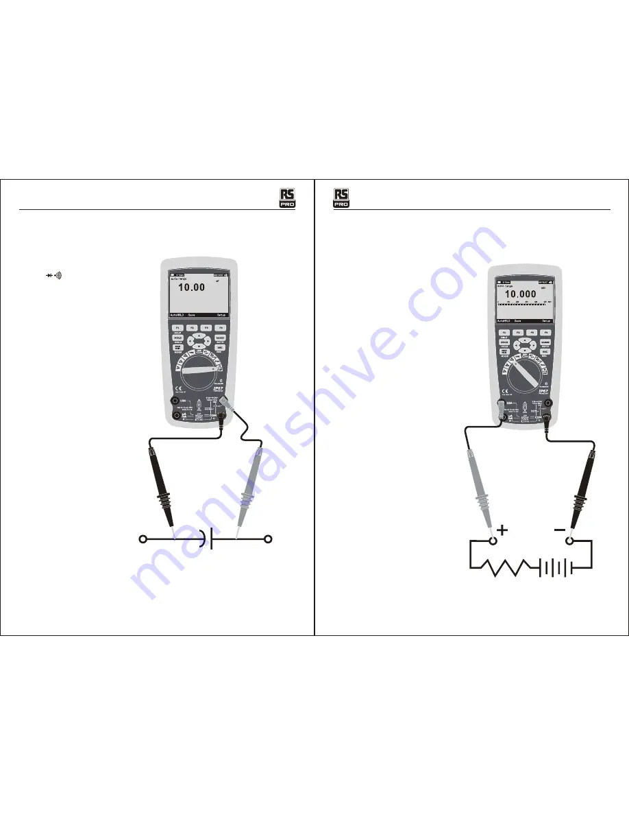 RS PRO HS-608 Instruction Manual Download Page 9