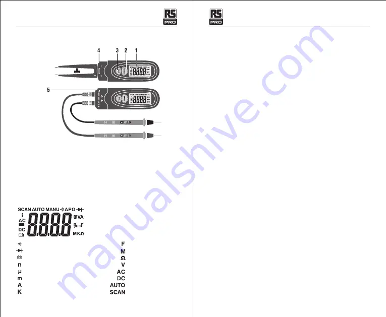 RS PRO SMD-100 Скачать руководство пользователя страница 8