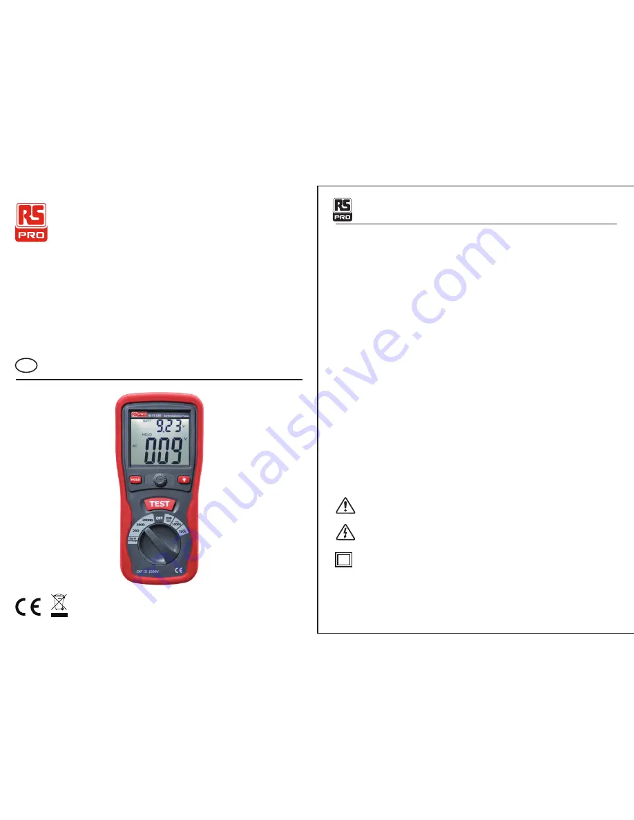 RS ET-5300 Скачать руководство пользователя страница 16