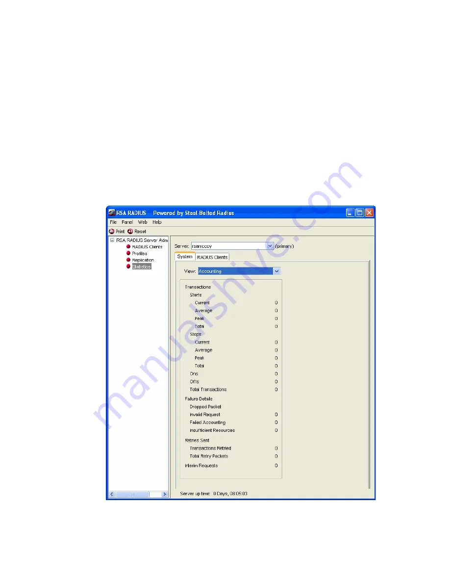 RSA Security RSA RADIUS Server 6.1 Administrator'S Manual Download Page 72